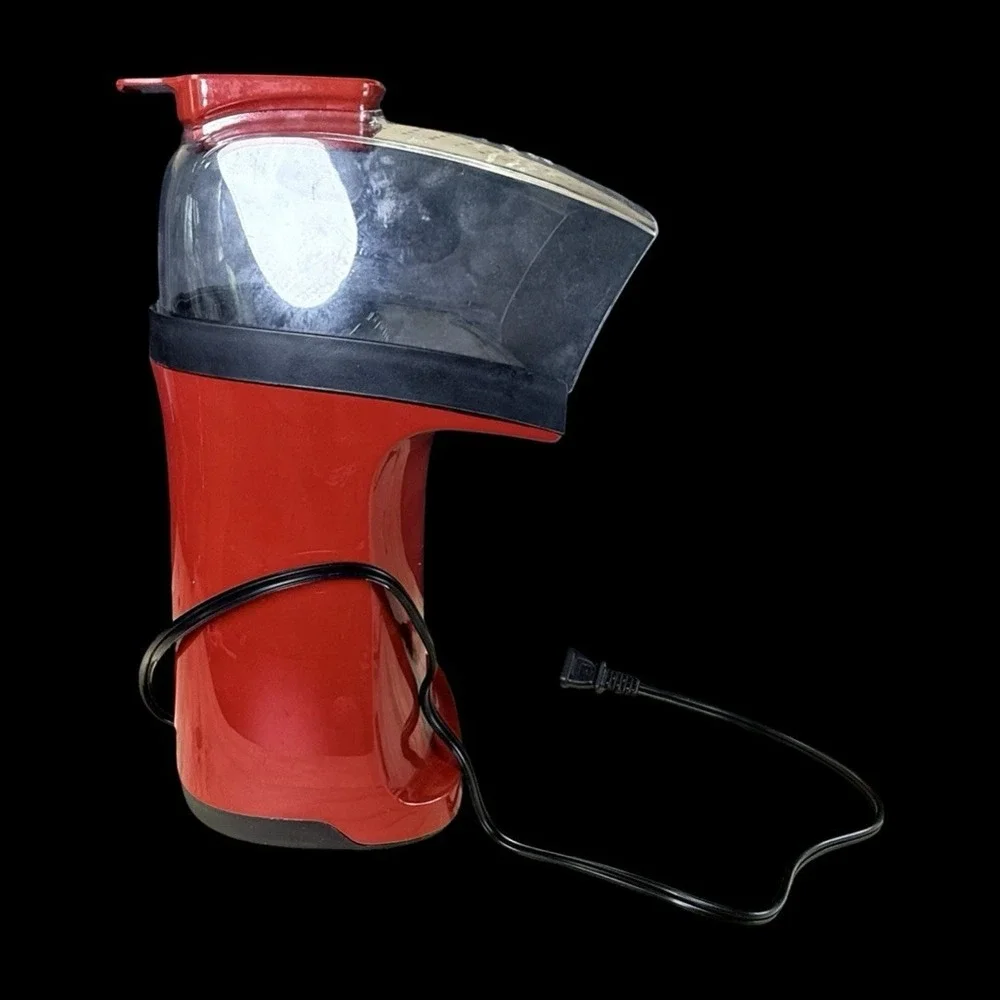 PRESTO 04846 Electric Hot Air Popcorn Popper Red Built In Butter‎ Melter